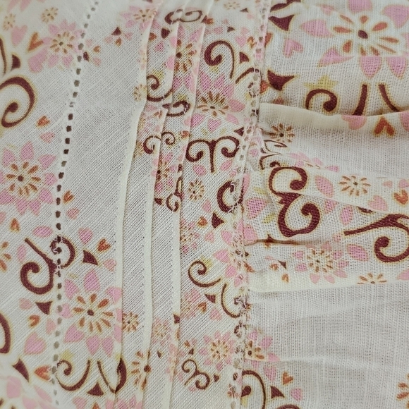 G.H. Bass & Co. Linen Cotton Floral Midi Skirt - Picture 14 of 17